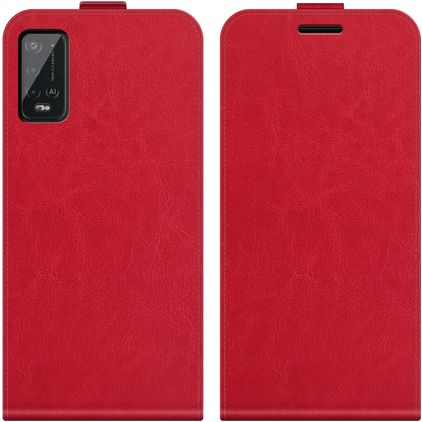 Mobigear Wiko Power U20 Funda con tapa - Rojo