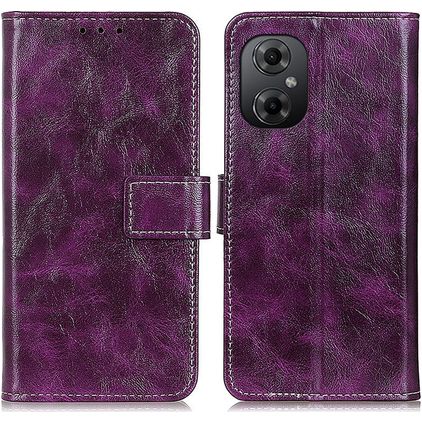 Mobigear Basic POCO M5 Wallet case - Purple
