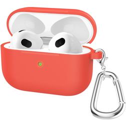 Mobigear Classic Apple AirPods 3 Cover Fleksibel Silikone - Rød