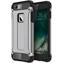 Mobigear Outdoor iPhone 8 Plus Hardcase Etui plecki Wstrząsoodporne - Szary