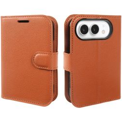 Mobigear Classic iPhone Duo Plånboksfodral med sedelfack - Brun