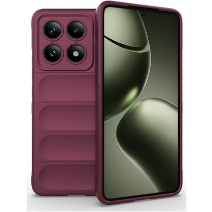 Mobigear Bumpy Xiaomi 14T Flexible TPU Back cover - Red