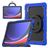 Mobigear RingGuard Samsung Galaxy Tab S10 Ultra Cover Hård plast / Silikone Bagsidecover + Stylus-holder + Skulderrem + Stander - Blå