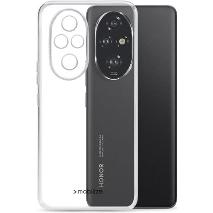 Mobilize Gelly Transparente HONOR 200 Pro TPU flexível Capa traseira - Transparente