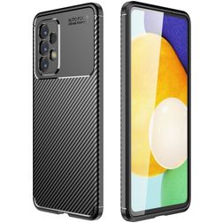 Mobigear Racing Samsung Galaxy A53 Flexibel TPU Skal - Svart