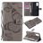 Mobigear Butterfly OPPO Reno 4 Funda tipo libro Cartera - Gris
