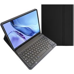 Mobigear Keys iPad 10 (2022) Funda tipo libro con teclado Bluetooth QWERTZ + Portalápices - Negro