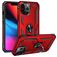 Mobigear Armor Ring iPhone 14 Pro Hardcase Etui plecki Wstrząsoodporne z pierścieniem - Czerwony