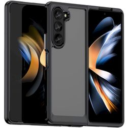 Mobigear Crystal Samsung Galaxy Z Fold 5 Tvrdý plast Zadní kryt - Černá