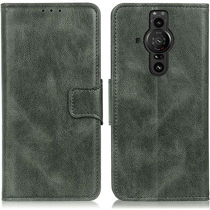 Mobigear Classy Sony Xperia Pro-I Capa livro Carteira - Verde