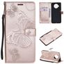 Mobigear Butterfly Xiaomi Mi 10T Lite Plånboksfodral med sedelfack - Roséguld