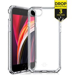 ITSKINS SpectrumClear Transparente iPhone SE (2020) TPU flexível Capa traseira Antichoque - Transparente