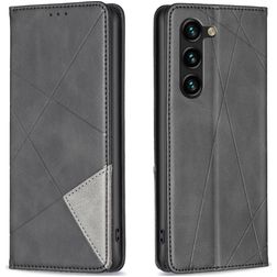 Mobigear Rhombus Slim Samsung Galaxy S24 Plus Wallet case - Black