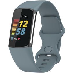 Mobigear Sport Dual Silikon Fitbit Charge 5 Řemínek Kolíčkové zapínání - Spring Purple