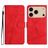Mobigear Stitch iPhone 17 Pro Max Funda tipo libro Cartera - Rojo
