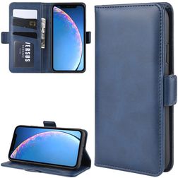 Mobigear Slim Magnet iPhone 11 Funda tipo libro Cartera - Azul oscuro