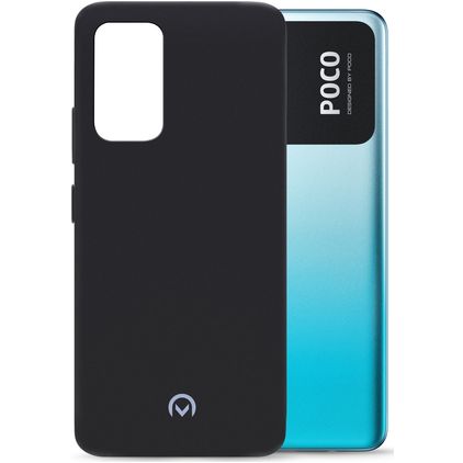 Mobilize Rubber Gelly POCO M4 Pro 5G TPU flexível Capa traseira - Matt Black
