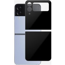 Mobigear Premium Samsung Galaxy Z Flip 4 Härdat glas Baksidesskydd - Skalvänligt - Svart