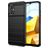 Mobigear Brushed Slim POCO M5 Flexibel TPU Skal - Svart