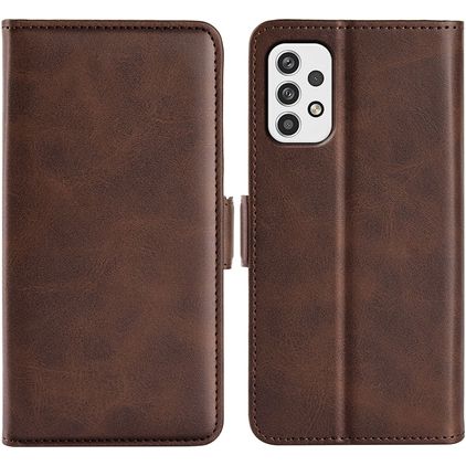 Mobigear Slim Magnet Samsung Galaxy A23 Wallet case - Brown