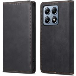 Mobigear Wallet Xiaomi 14T Pro Pungetui med Seddelrum - Sort