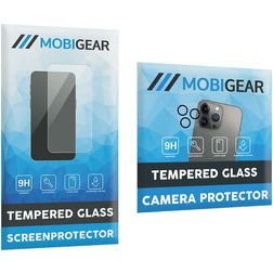 Mobigear 2in1 iPhone 12 Pro Vidro temperado Película de ecrã + Película da câmara - Compatível com capas