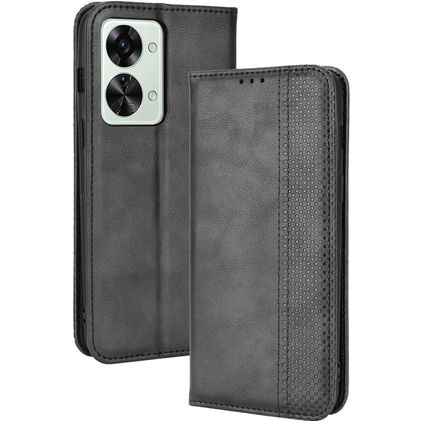 Mobigear Sensation OnePlus Nord 2T 5G Funda tipo libro Cartera - Negro
