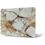 Mobigear Marble MacBook 12 tommer (2015-2017) Hardshell Laptopcover MacBook Case - Brun - Model A1534