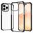 Mobigear Full Bumper iPhone 14 Plus Plástico rígido Capa traseira Antichoque - Preto