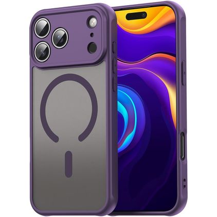 Mobigear Shockproof iPhone 18 Pro Max MagSafe Hardcase Back cover - Viola