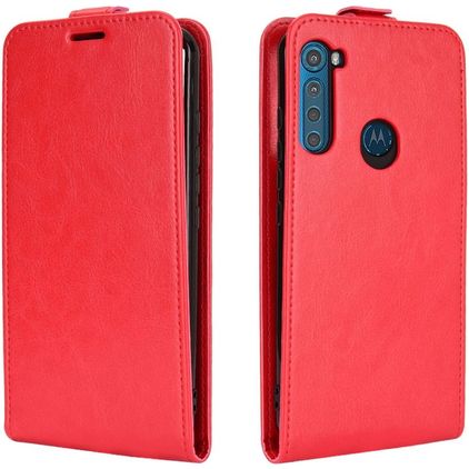 Mobigear Motorola One Fusion Plus Flipcover - Rød