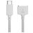 Mobigear Nylon Braided USB-C to Apple MagSafe 3 Cable 2 Meter - White