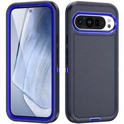 Mobigear Rugged Google Pixel 9 Pro Plástico rígido Capa traseira Antichoque - Azul escuro