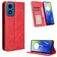Mobigear Sensation Motorola Moto E14 Lompakkokotelo + Setelitasku - Punainen