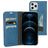 Mobiparts Classic Wallet iPhone 12 Pro Max Lompakkokotelo + Setelitasku - Steel Blue