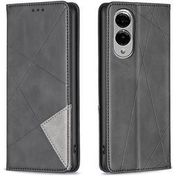 Mobigear Rhombus Slim Samsung Galaxy S25 Edge Pungetui - Sort
