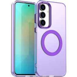 Mobigear Shockproof Samsung Galaxy S25 FE MagSafe Kova Suojakuori - Violetti
