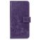Mobigear Clover OnePlus 6T Cover a libro portafoglio - Viola