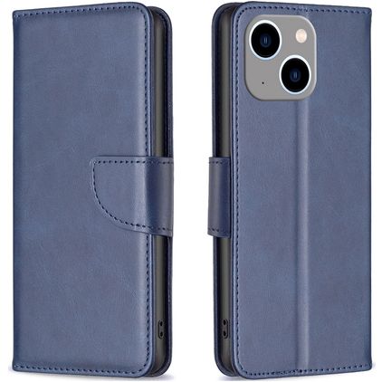 Mobigear Excellent iPhone 15 Plus Cover a libro portafoglio - Blu