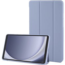 Mobigear Tri-Fold Gel Samsung Galaxy Tab A9 (2023) TPU / Leatherette Wallet case - Purple