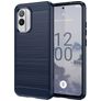 Mobigear Brushed Slim Nokia X30 TPU flexível Capa traseira - Azul