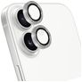 Mobiparts iPhone 17 Vidro temperado Protetor de lentes da câmara - Compatível com capas - Prateado