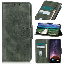 Mobigear Classy iPhone 14 Pro Max Lompakkokotelo + Setelitasku - Vihreä