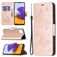 Mobigear Butterfly Samsung Galaxy A22 5G Capa livro Carteira - Rosa dourado