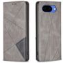 Mobigear Rhombus Slim Google Pixel 10a Lompakkokotelo - Harmaa