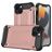 Mobigear Outdoor iPhone 15 Plus Plástico rígido Capa traseira Antichoque - Rosa dourado