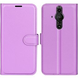 Mobigear Classic Sony Xperia Pro-I Lompakkokotelo + Setelitasku - Vaaleanpunainen