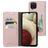 Mobiparts Classic Wallet Samsung Galaxy A12 Plånboksfodral med sedelfack - Rosa