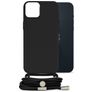 Mobilize Lanyard Gelly iPhone 14 Plus Fleksibel TPU Cover med snor - Sort