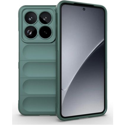 Mobigear Bumpy Xiaomi 15 Pro TPU flexível Capa traseira - Verde